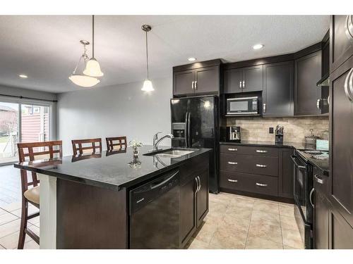 108 Chaparral Valley Gardens Se, Calgary, AB - Indoor Photo Showing Kitchen With Upgraded Kitchen