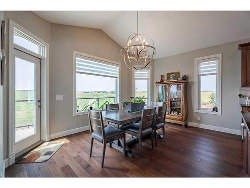 262107 Range Road 11, Balzac, AB - Indoor Photo Showing Dining Room