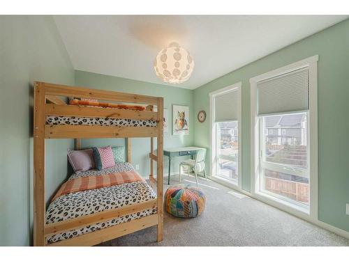 424 Seton Circle Se, Calgary, AB - Indoor Photo Showing Bedroom