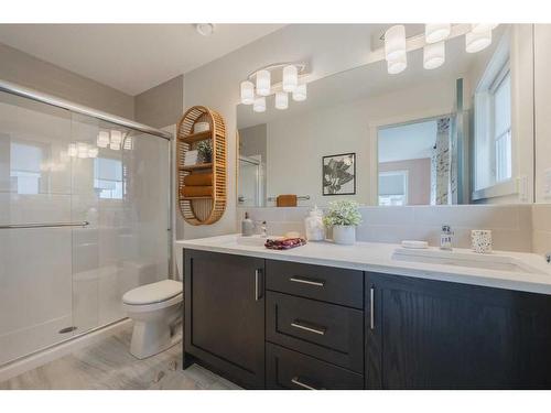 424 Seton Circle Se, Calgary, AB - Indoor Photo Showing Bathroom