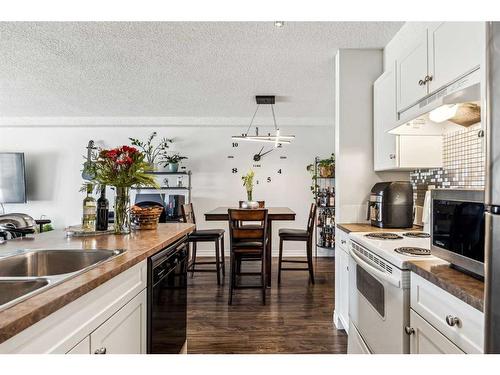 106-5555 Falsbridge Drive Ne, Calgary, AB - Indoor Photo Showing Kitchen With Double Sink