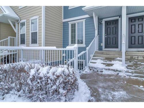 107 Auburn Bay Street Se, Calgary, AB - Outdoor With Deck Patio Veranda With Facade