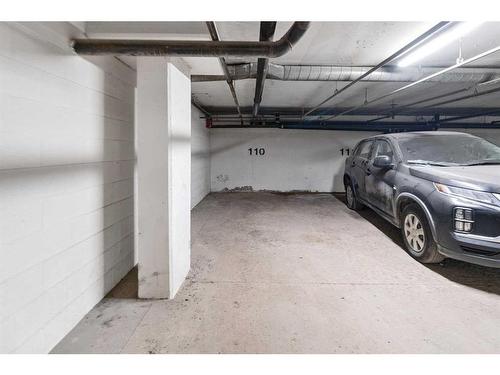 110-1712 38 Street Se, Calgary, AB - Indoor Photo Showing Garage