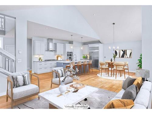 494 Stewart Creek Close, Canmore, AB - Indoor Photo Showing Living Room