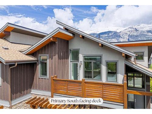 494 Stewart Creek Close, Canmore, AB - Outdoor With Deck Patio Veranda With Exterior