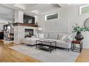 2423 33 Street Sw, Calgary, AB  - Indoor Photo Showing Living Room With Fireplace 