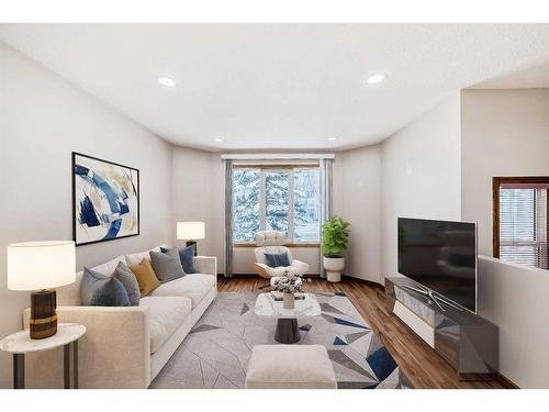 489 Country Hills Drive Nw, Calgary, AB - Indoor Photo Showing Living Room