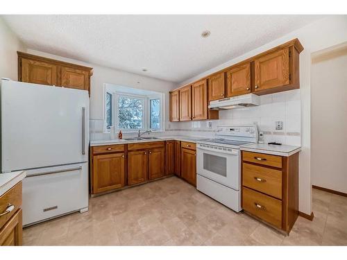 104 Brazeau Crescent Sw, Calgary, AB - Indoor Photo Showing Kitchen With Double Sink