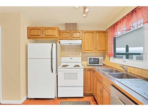 11216 Braniff Road Sw, Calgary, AB - Indoor Photo Showing Kitchen With Double Sink