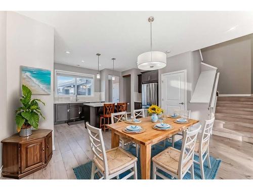 183 Redstone Grove Ne, Calgary, AB - Indoor Photo Showing Dining Room