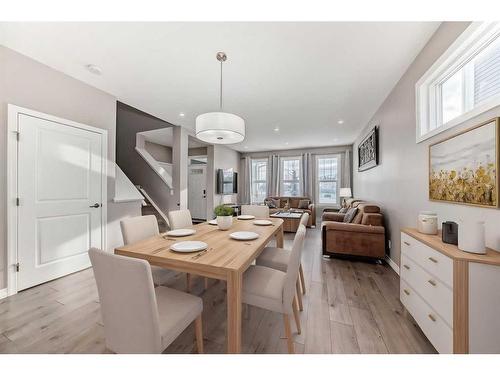 183 Redstone Grove Ne, Calgary, AB - Indoor Photo Showing Dining Room