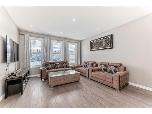 183 Redstone Grove Ne, Calgary, AB - Indoor Photo Showing Living Room