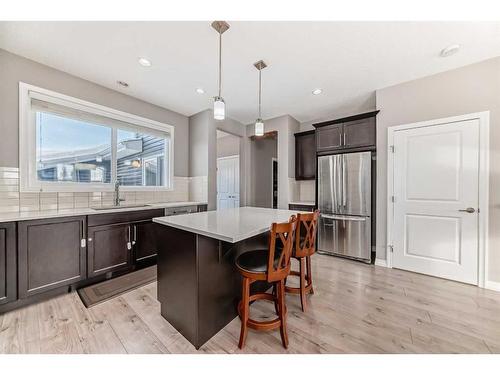 183 Redstone Grove Ne, Calgary, AB - Indoor Photo Showing Kitchen With Upgraded Kitchen