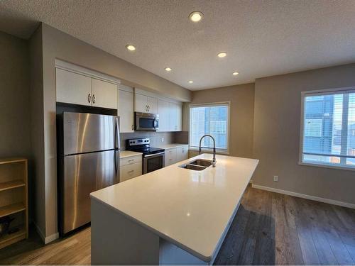 952 Nolan Hill Boulevard Nw, Calgary, AB - Indoor Photo Showing Kitchen With Stainless Steel Kitchen With Double Sink