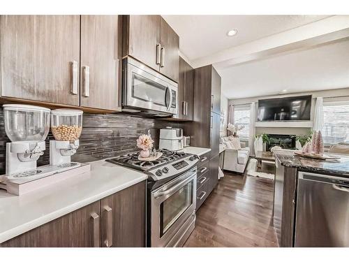 2034 New Brighton Park Se, Calgary, AB - Indoor Photo Showing Kitchen With Upgraded Kitchen