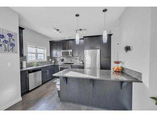 103 Evansridge Court Nw, Calgary, AB - Indoor Photo Showing Kitchen With Upgraded Kitchen