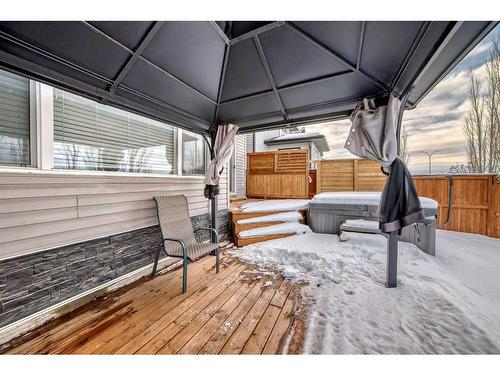 183 Hillcrest Circle Sw, Airdrie, AB - Outdoor With Deck Patio Veranda With Exterior