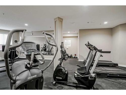 453-26 Val Gardena View Sw, Calgary, AB - Indoor Photo Showing Gym Room