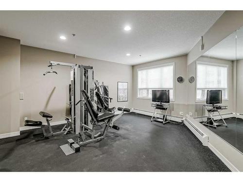 453-26 Val Gardena View Sw, Calgary, AB - Indoor Photo Showing Gym Room