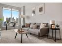 1505-1320 1 Street Se, Calgary, AB  - Indoor Photo Showing Living Room 