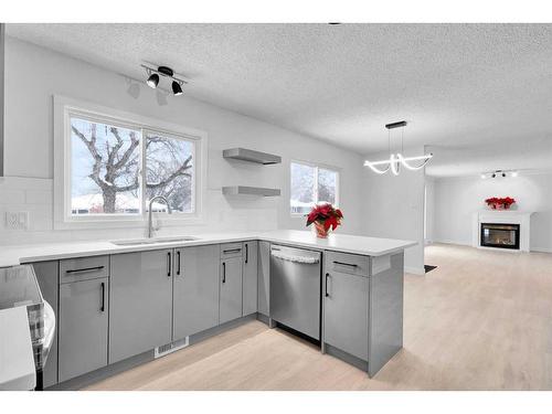 2033 Cottonwood Crescent Se, Calgary, AB - Indoor Photo Showing Kitchen