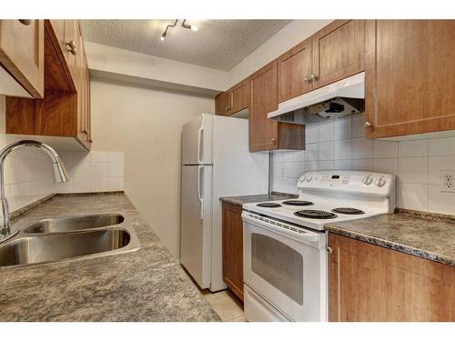 2317-8 Bridlecrest Drive Sw, Calgary, AB - Indoor Photo Showing Kitchen With Double Sink