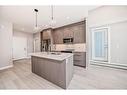 1402-395 Skyview Parkway Ne, Calgary, AB  - Indoor Photo Showing Kitchen With Stainless Steel Kitchen With Double Sink With Upgraded Kitchen 