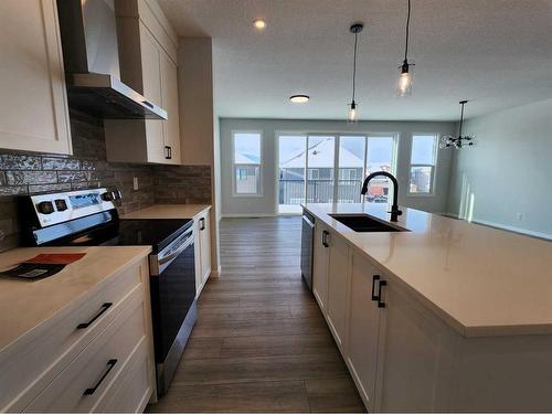 193 Lucas Place Nw, Calgary, AB - Indoor Photo Showing Kitchen With Upgraded Kitchen