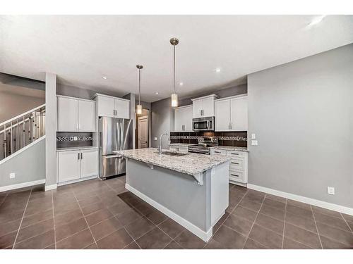 59 Nolanlake View Nw, Calgary, AB - Indoor Photo Showing Kitchen With Stainless Steel Kitchen With Upgraded Kitchen