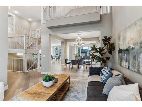 156 Rainbow Falls Glen, Chestermere, AB - Indoor Photo Showing Living Room