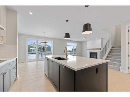 15 South Shore Road, Chestermere, AB - Indoor Photo Showing Kitchen With Upgraded Kitchen