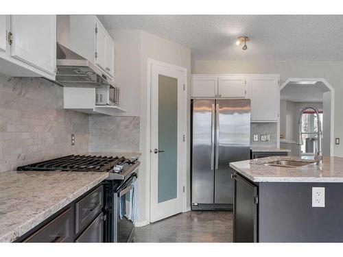 12 Riverwood Crescent Se, Calgary, AB - Indoor Photo Showing Kitchen With Stainless Steel Kitchen With Upgraded Kitchen