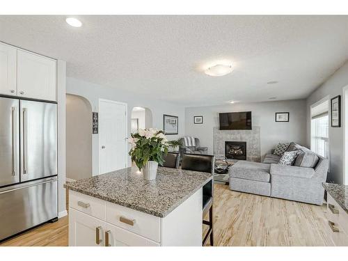 137 West Creek Glen, Chestermere, AB - Indoor With Fireplace