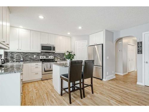 137 West Creek Glen, Chestermere, AB - Indoor Photo Showing Kitchen With Stainless Steel Kitchen With Upgraded Kitchen