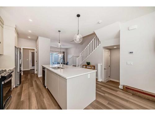 44 Treeline Manor Sw, Calgary, AB - Indoor Photo Showing Kitchen With Double Sink With Upgraded Kitchen