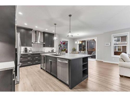 248 Sandpiper Crescent, Chestermere, AB - Indoor Photo Showing Kitchen With Upgraded Kitchen