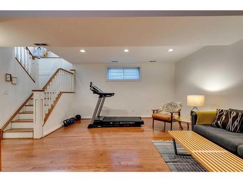 215 11A Street Nw, Calgary, AB - Indoor Photo Showing Gym Room