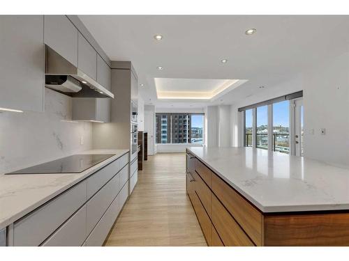 802-600 Princeton Way Sw, Calgary, AB - Indoor Photo Showing Kitchen