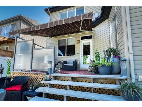 129 Rainbow Falls Boulevard, Chestermere, AB - Outdoor With Deck Patio Veranda With Exterior