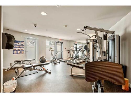 610-303 13 Avenue Sw, Calgary, AB - Indoor Photo Showing Gym Room