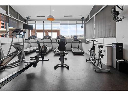 1810-210 15 Avenue Se, Calgary, AB - Indoor Photo Showing Gym Room