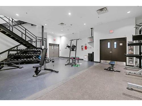 1810-210 15 Avenue Se, Calgary, AB - Indoor Photo Showing Gym Room