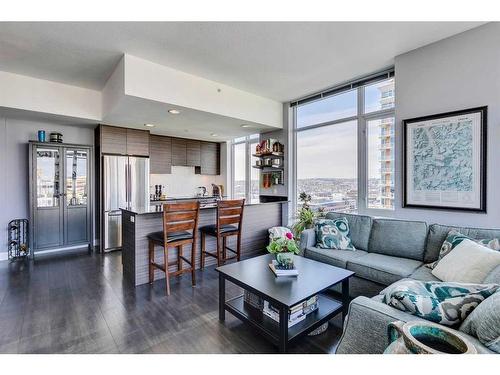 1505-1500 7 Street Sw, Calgary, AB - Indoor Photo Showing Living Room