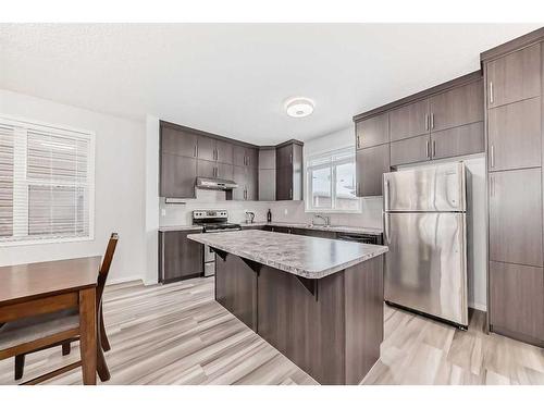 118 Cityscape Terrace Ne, Calgary, AB - Indoor Photo Showing Kitchen With Stainless Steel Kitchen With Upgraded Kitchen