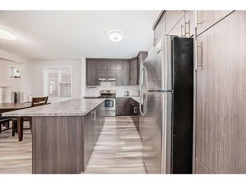 118 Cityscape Terrace Ne, Calgary, AB - Indoor Photo Showing Kitchen With Stainless Steel Kitchen With Upgraded Kitchen