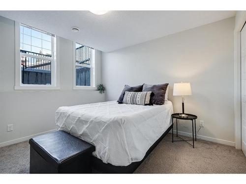 343 Cranbrook Square Se, Calgary, AB - Indoor Photo Showing Bedroom