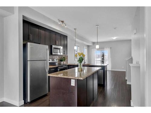 37 Redstone Circle Ne, Calgary, AB - Indoor Photo Showing Kitchen With Upgraded Kitchen