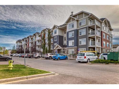 6413-155 Skyview Ranch Way Ne, Calgary, AB - Outdoor With Balcony With Facade