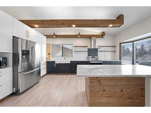 40 Bermondsey Road Nw, Calgary, AB - Indoor Photo Showing Kitchen With Stainless Steel Kitchen