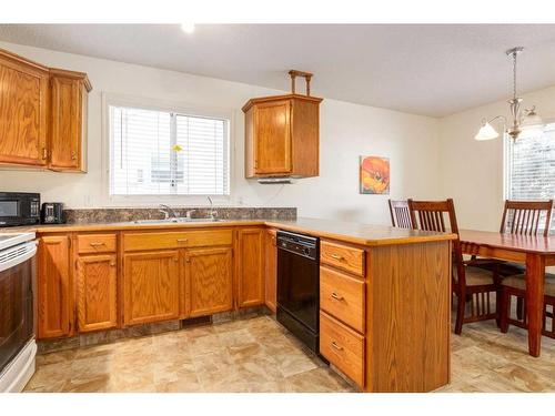 116 Sunvale Crescent Se, Calgary, AB - Indoor Photo Showing Kitchen With Double Sink